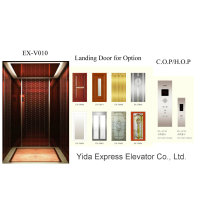 Miroir d&#39;or Ascenseur de maison en acier inoxydable avec prix compétitif
